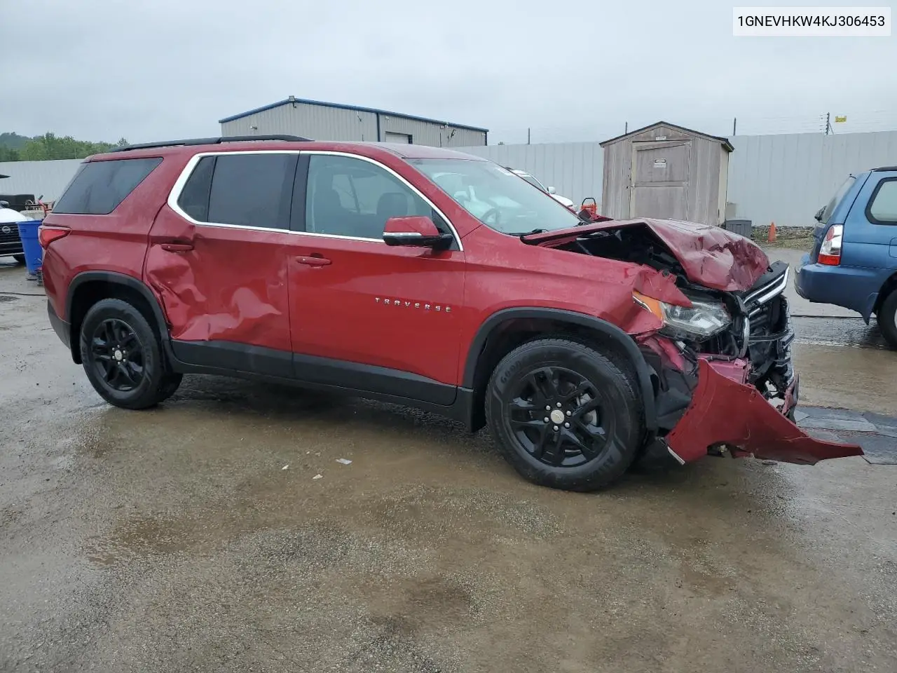 2019 Chevrolet Traverse Lt VIN: 1GNEVHKW4KJ306453 Lot: 58393645