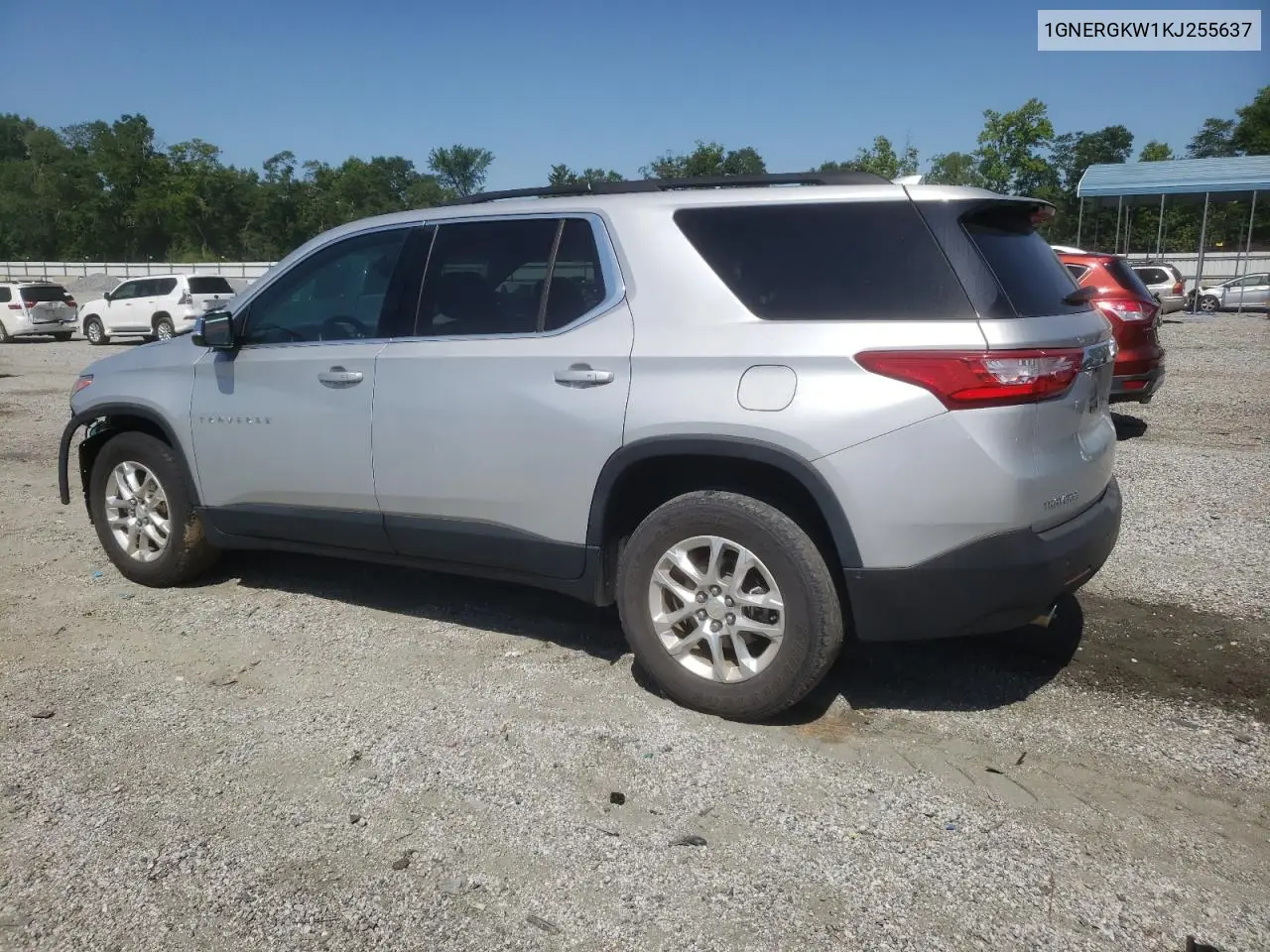 2019 Chevrolet Traverse Lt VIN: 1GNERGKW1KJ255637 Lot: 61253215