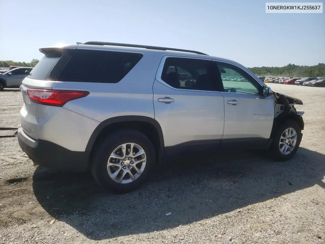 2019 Chevrolet Traverse Lt VIN: 1GNERGKW1KJ255637 Lot: 61253215
