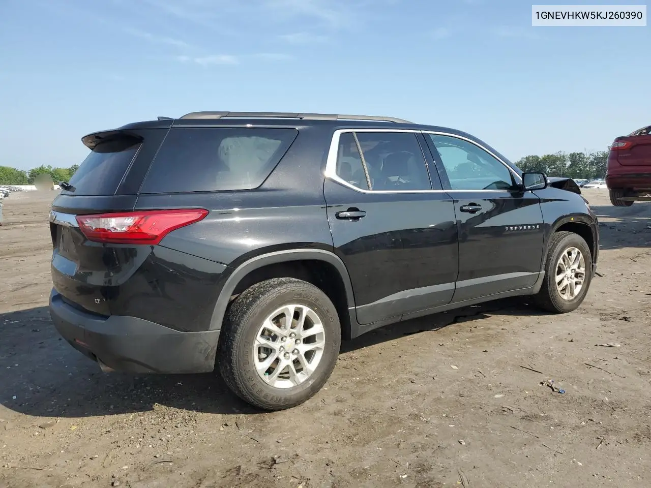 2019 Chevrolet Traverse Lt VIN: 1GNEVHKW5KJ260390 Lot: 62296245