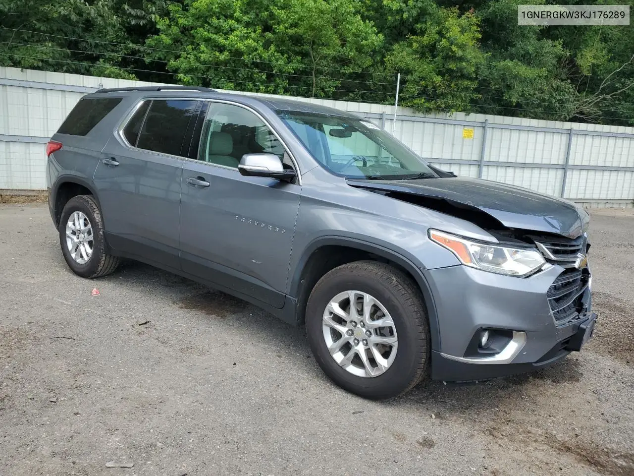 2019 Chevrolet Traverse Lt VIN: 1GNERGKW3KJ176289 Lot: 62420605