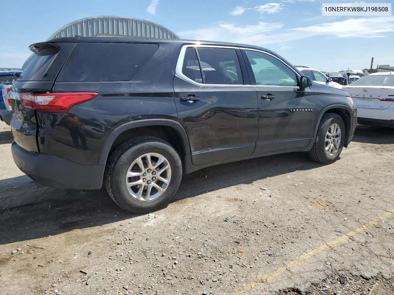 2019 Chevrolet Traverse Ls VIN: 1GNERFKW8KJ198508 Lot: 62592925