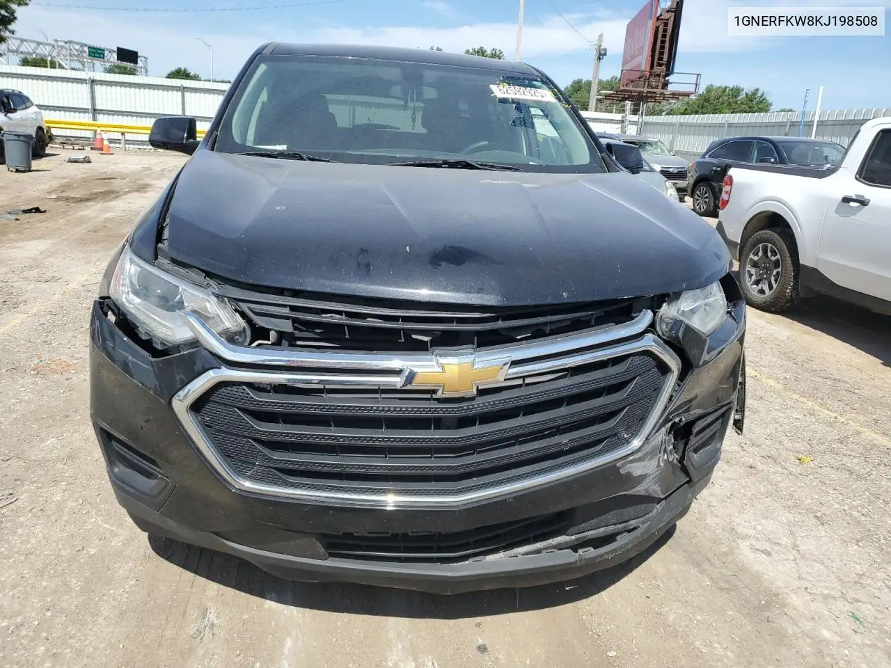 2019 Chevrolet Traverse Ls VIN: 1GNERFKW8KJ198508 Lot: 62592925