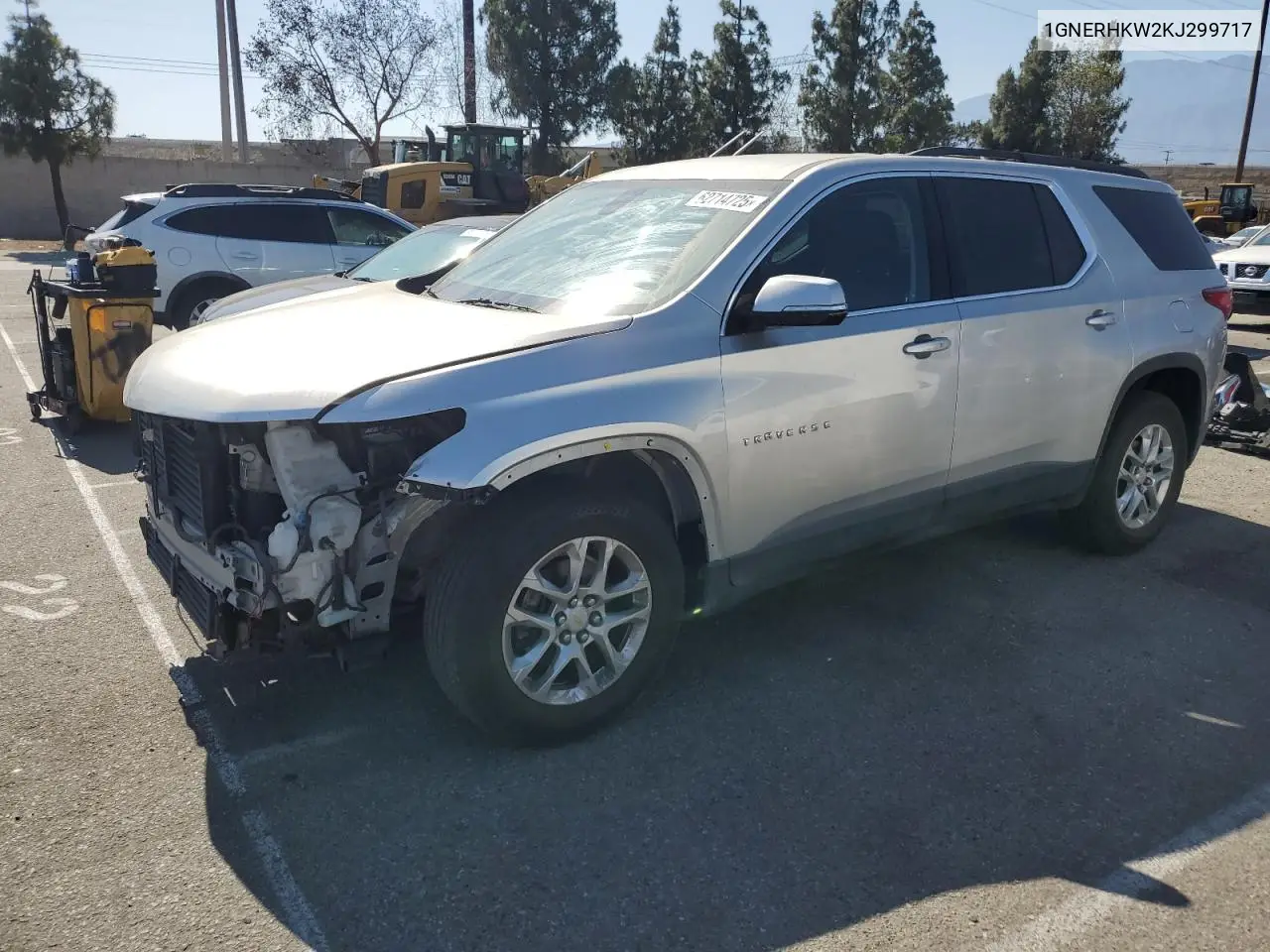2019 Chevrolet Traverse Lt VIN: 1GNERHKW2KJ299717 Lot: 62714725