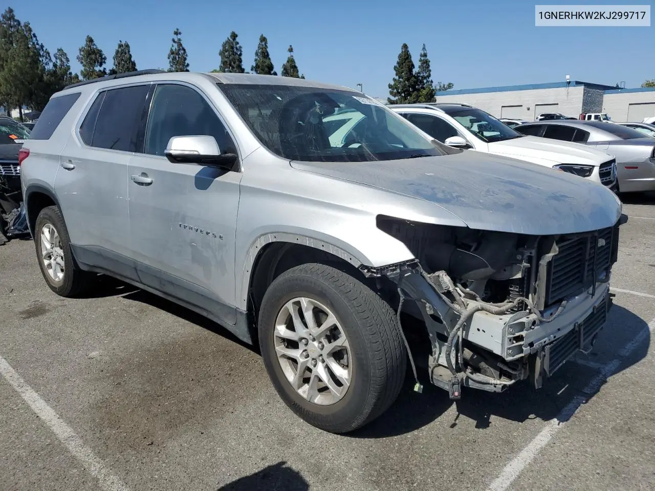 2019 Chevrolet Traverse Lt VIN: 1GNERHKW2KJ299717 Lot: 62714725