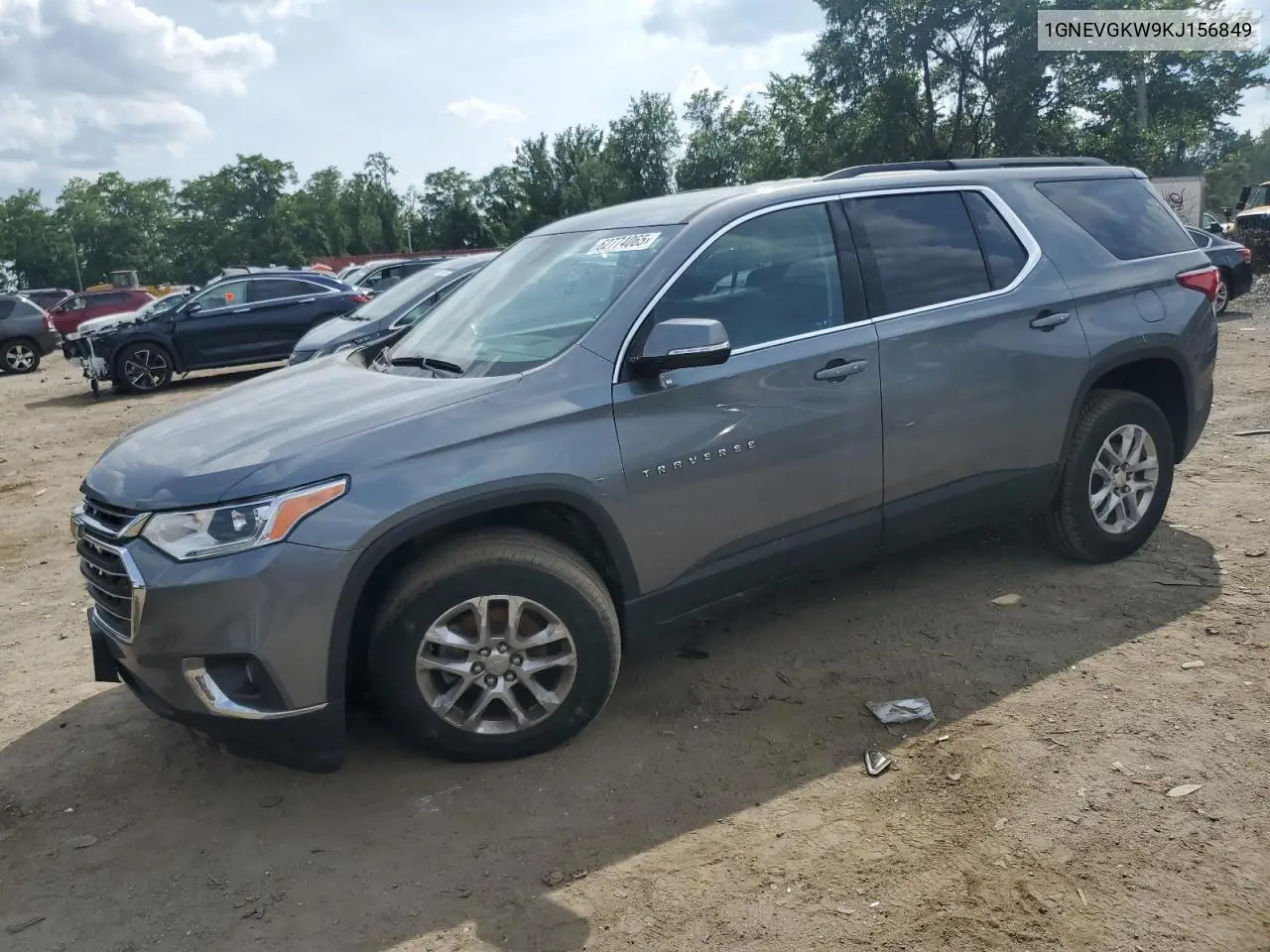 2019 Chevrolet Traverse Lt VIN: 1GNEVGKW9KJ156849 Lot: 62774065
