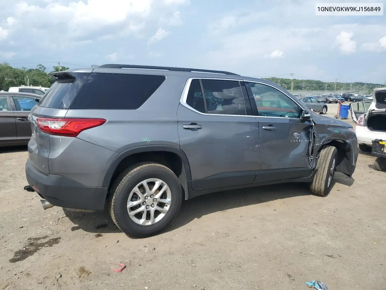 2019 Chevrolet Traverse Lt VIN: 1GNEVGKW9KJ156849 Lot: 62774065