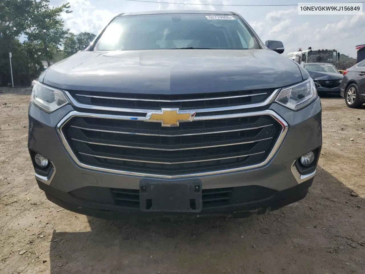 2019 Chevrolet Traverse Lt VIN: 1GNEVGKW9KJ156849 Lot: 62774065