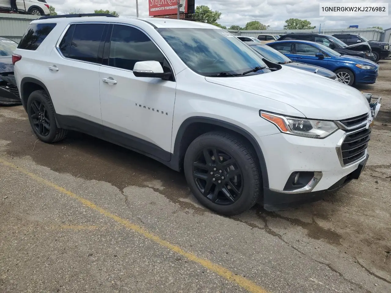 2019 Chevrolet Traverse Lt VIN: 1GNERGKW2KJ276982 Lot: 62844565