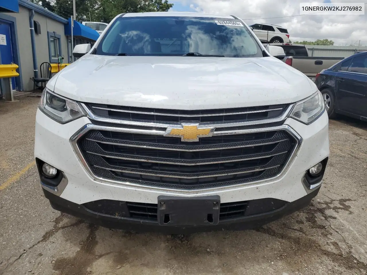 2019 Chevrolet Traverse Lt VIN: 1GNERGKW2KJ276982 Lot: 62844565