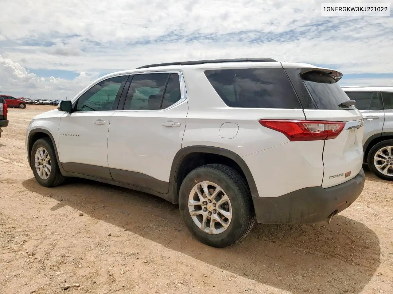 2019 Chevrolet Traverse Lt VIN: 1GNERGKW3KJ221022 Lot: 62886485