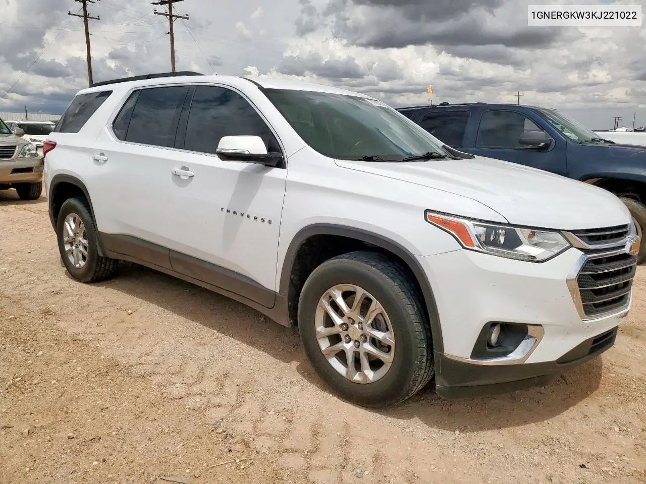 2019 Chevrolet Traverse Lt VIN: 1GNERGKW3KJ221022 Lot: 62886485