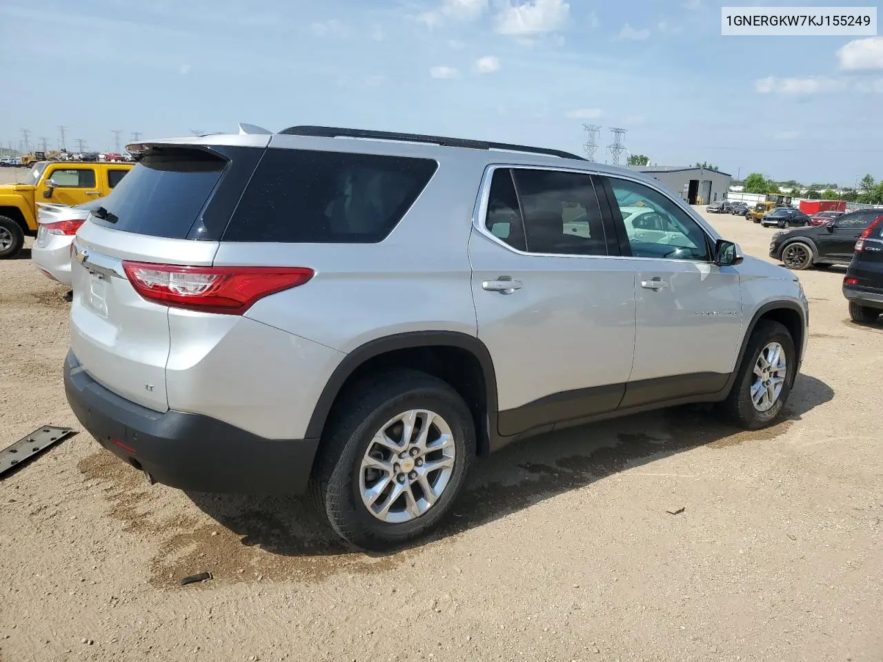 2019 Chevrolet Traverse Lt VIN: 1GNERGKW7KJ155249 Lot: 63003555