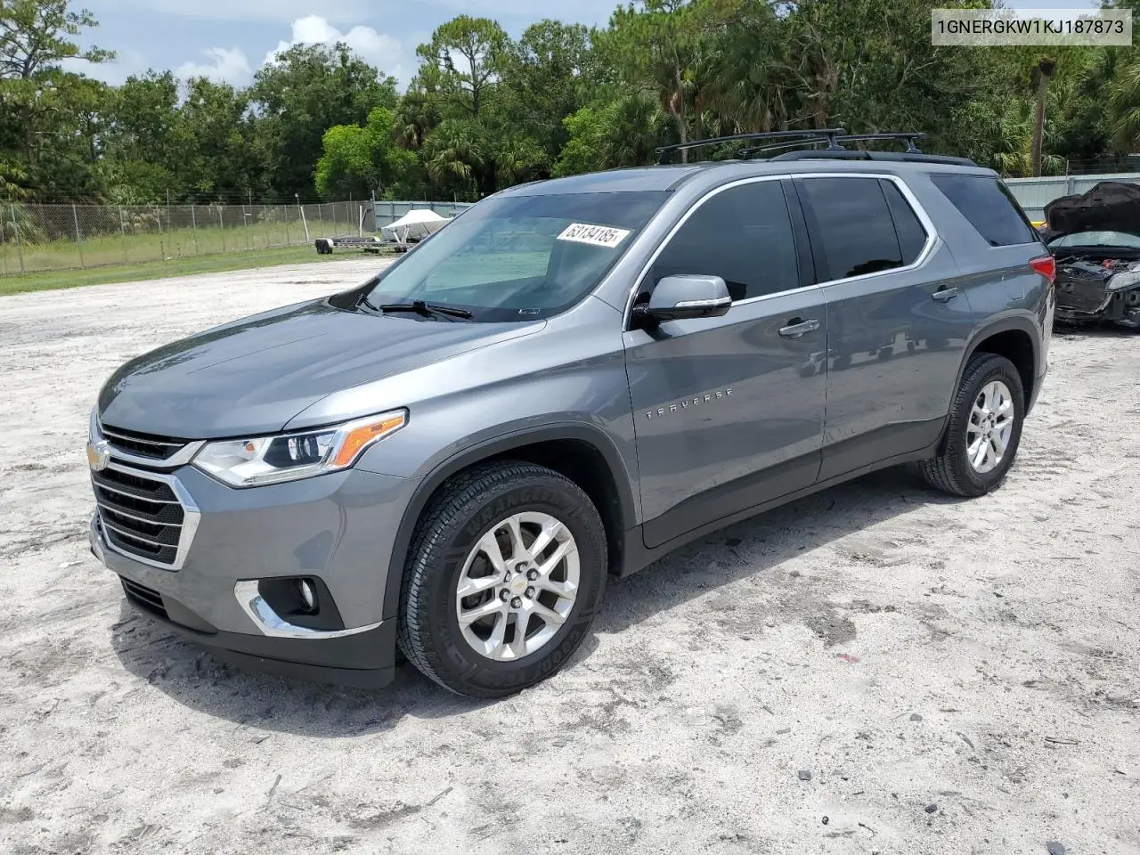 2019 Chevrolet Traverse Lt VIN: 1GNERGKW1KJ187873 Lot: 63134185