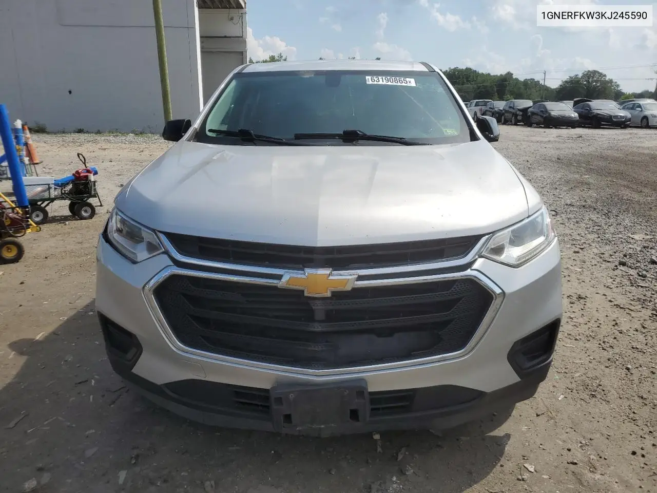 2019 Chevrolet Traverse Ls VIN: 1GNERFKW3KJ245590 Lot: 63190865