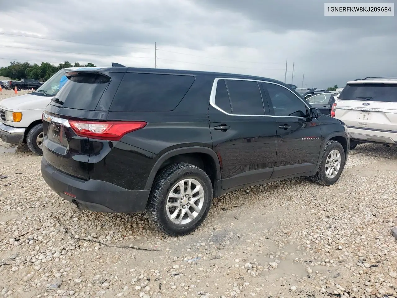 2019 Chevrolet Traverse Ls VIN: 1GNERFKW8KJ209684 Lot: 63437235
