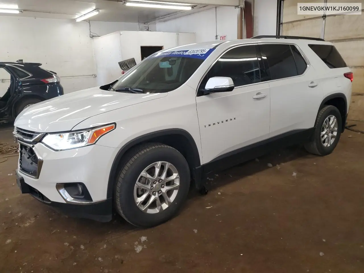 2019 Chevrolet Traverse Lt VIN: 1GNEVGKW1KJ160099 Lot: 63520795