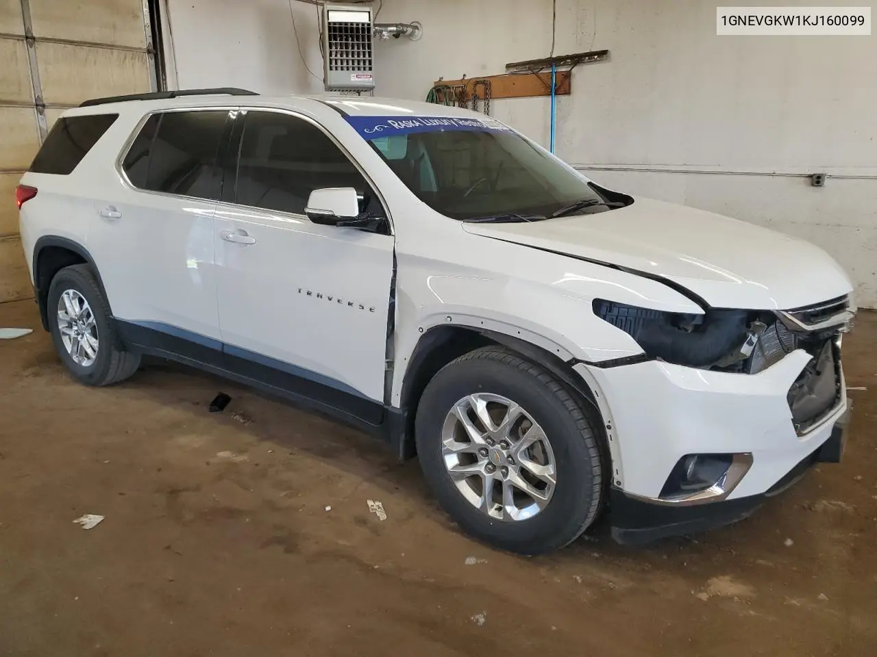 2019 Chevrolet Traverse Lt VIN: 1GNEVGKW1KJ160099 Lot: 63520795