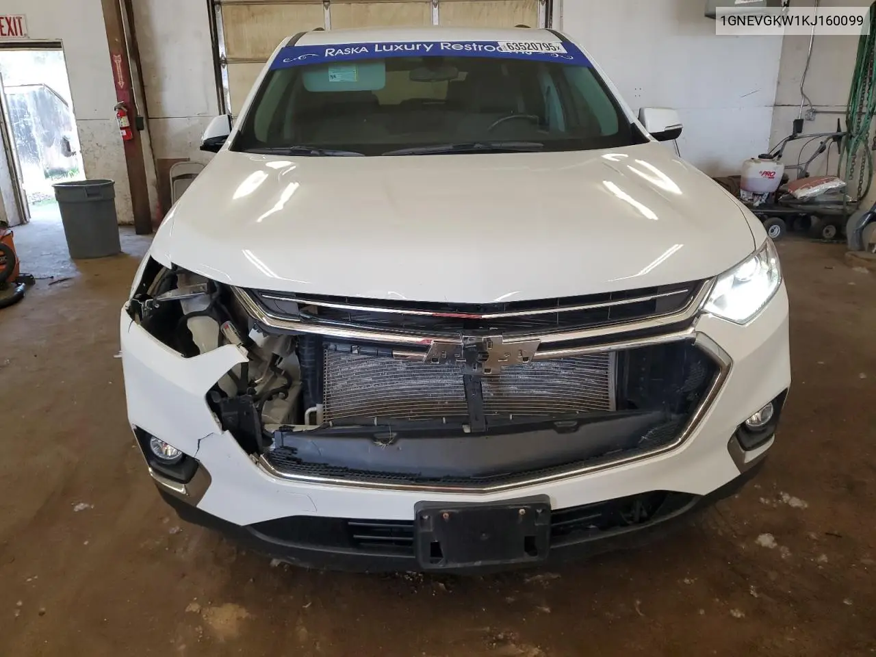 2019 Chevrolet Traverse Lt VIN: 1GNEVGKW1KJ160099 Lot: 63520795