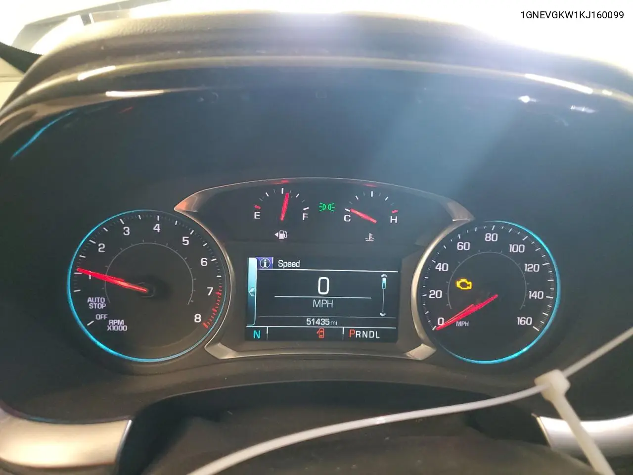 2019 Chevrolet Traverse Lt VIN: 1GNEVGKW1KJ160099 Lot: 63520795