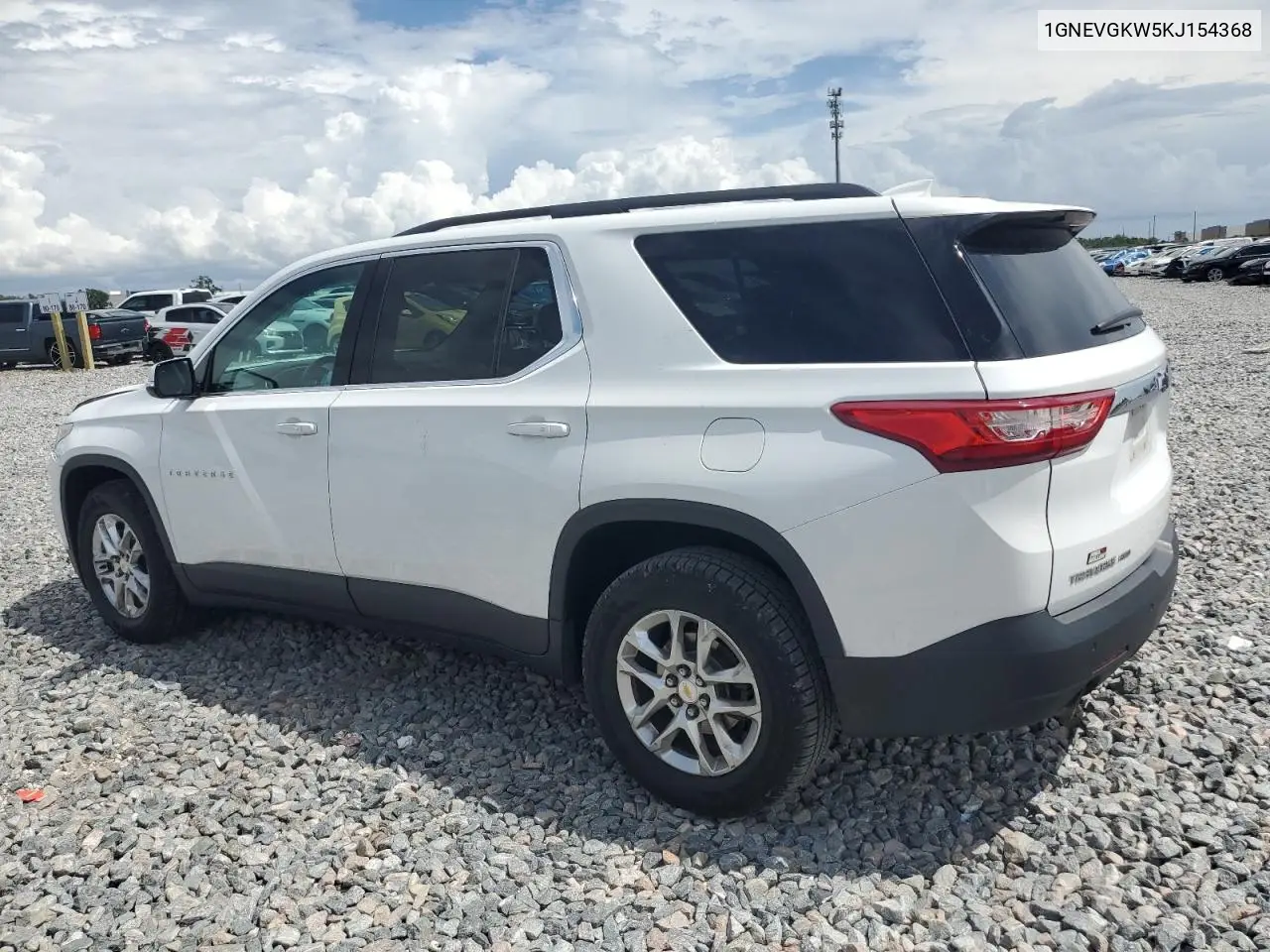 2019 Chevrolet Traverse Lt VIN: 1GNEVGKW5KJ154368 Lot: 63557975