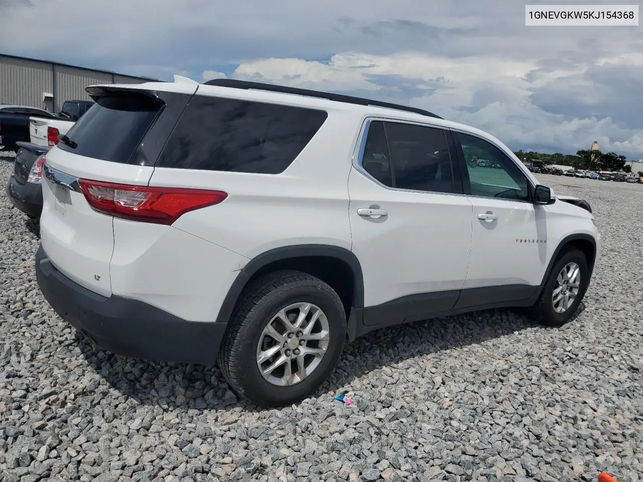 2019 Chevrolet Traverse Lt VIN: 1GNEVGKW5KJ154368 Lot: 63557975