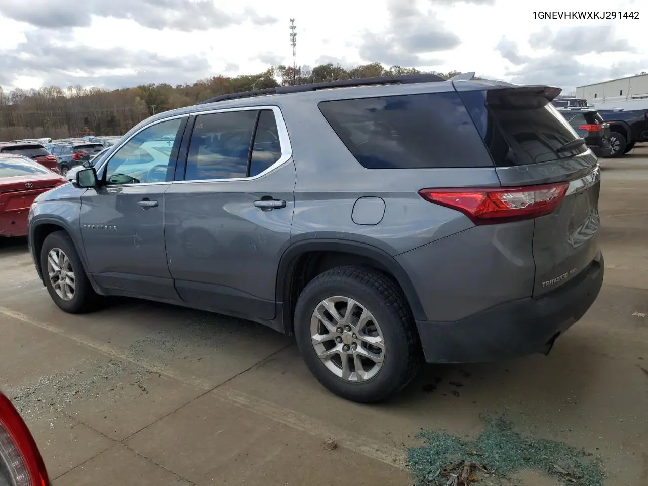 2019 Chevrolet Traverse Lt VIN: 1GNEVHKWXKJ291442 Lot: 79171124