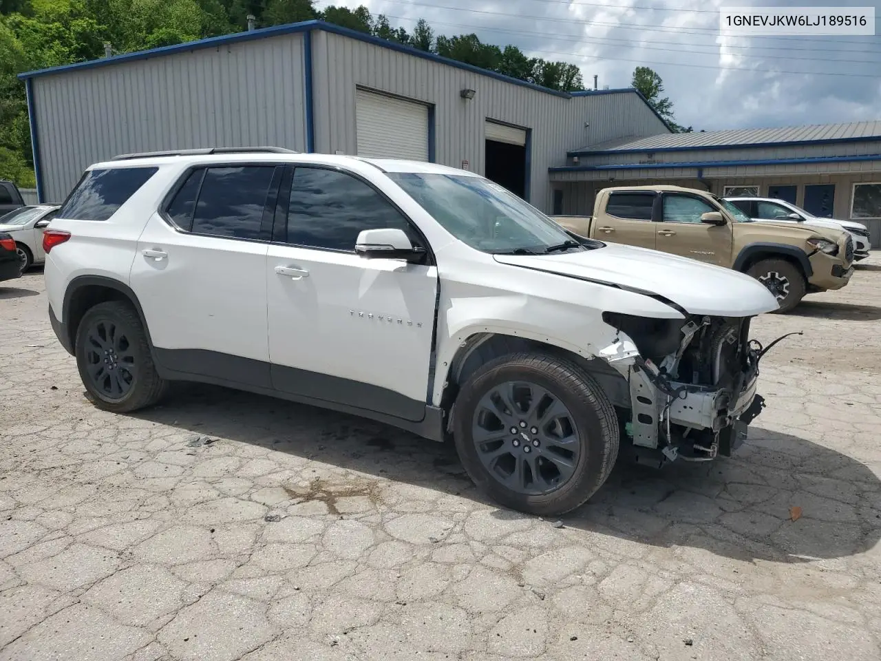 2020 Chevrolet Traverse Rs VIN: 1GNEVJKW6LJ189516 Lot: 55570355