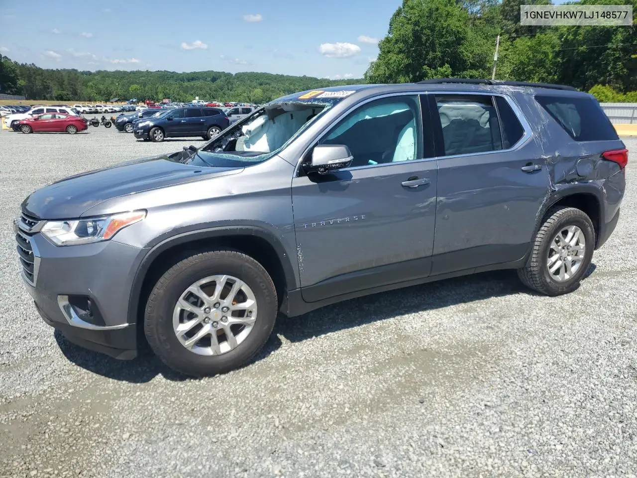 2020 Chevrolet Traverse Lt VIN: 1GNEVHKW7LJ148577 Lot: 56385255