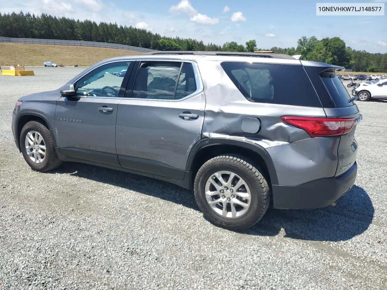 2020 Chevrolet Traverse Lt VIN: 1GNEVHKW7LJ148577 Lot: 56385255