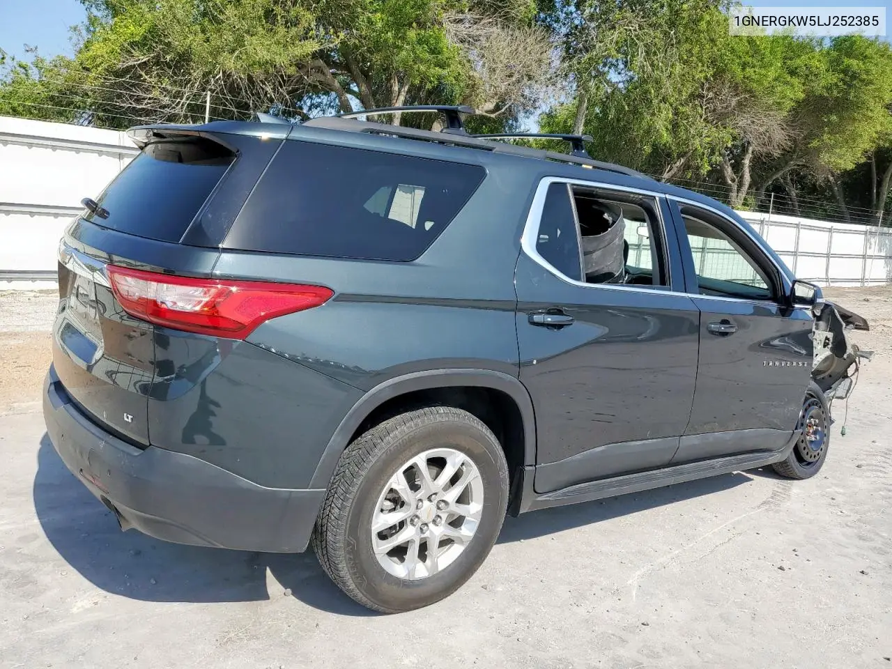 2020 Chevrolet Traverse Lt VIN: 1GNERGKW5LJ252385 Lot: 56858135
