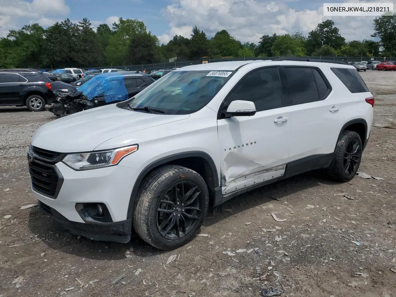 2020 Chevrolet Traverse Rs VIN: 1GNERJKW4LJ218211 Lot: 56874855