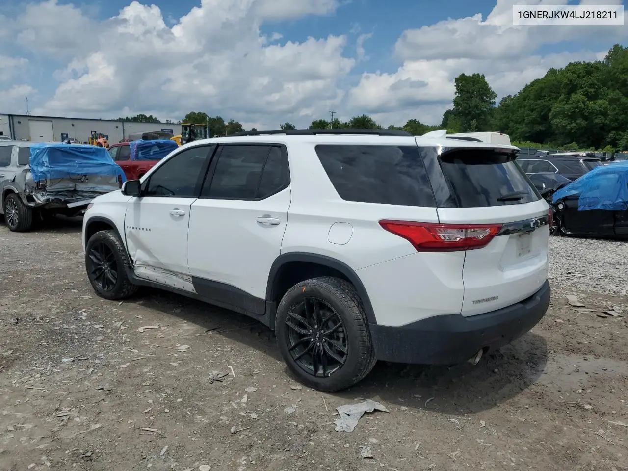 2020 Chevrolet Traverse Rs VIN: 1GNERJKW4LJ218211 Lot: 56874855