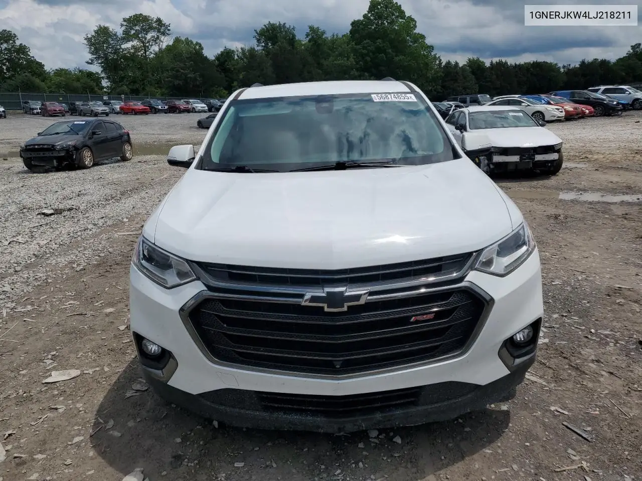 2020 Chevrolet Traverse Rs VIN: 1GNERJKW4LJ218211 Lot: 56874855