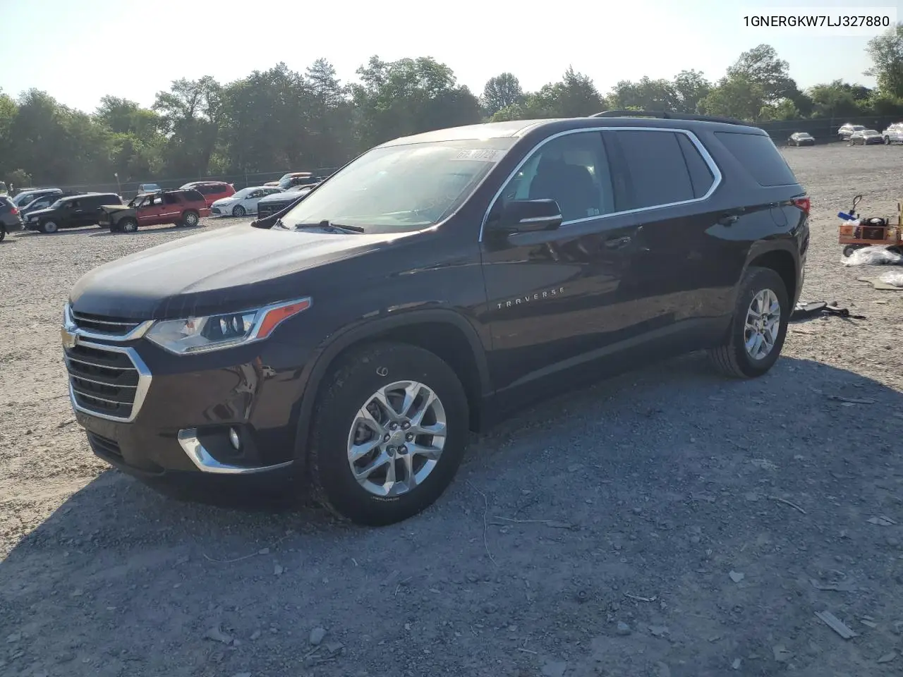 2020 Chevrolet Traverse Lt VIN: 1GNERGKW7LJ327880 Lot: 61910725