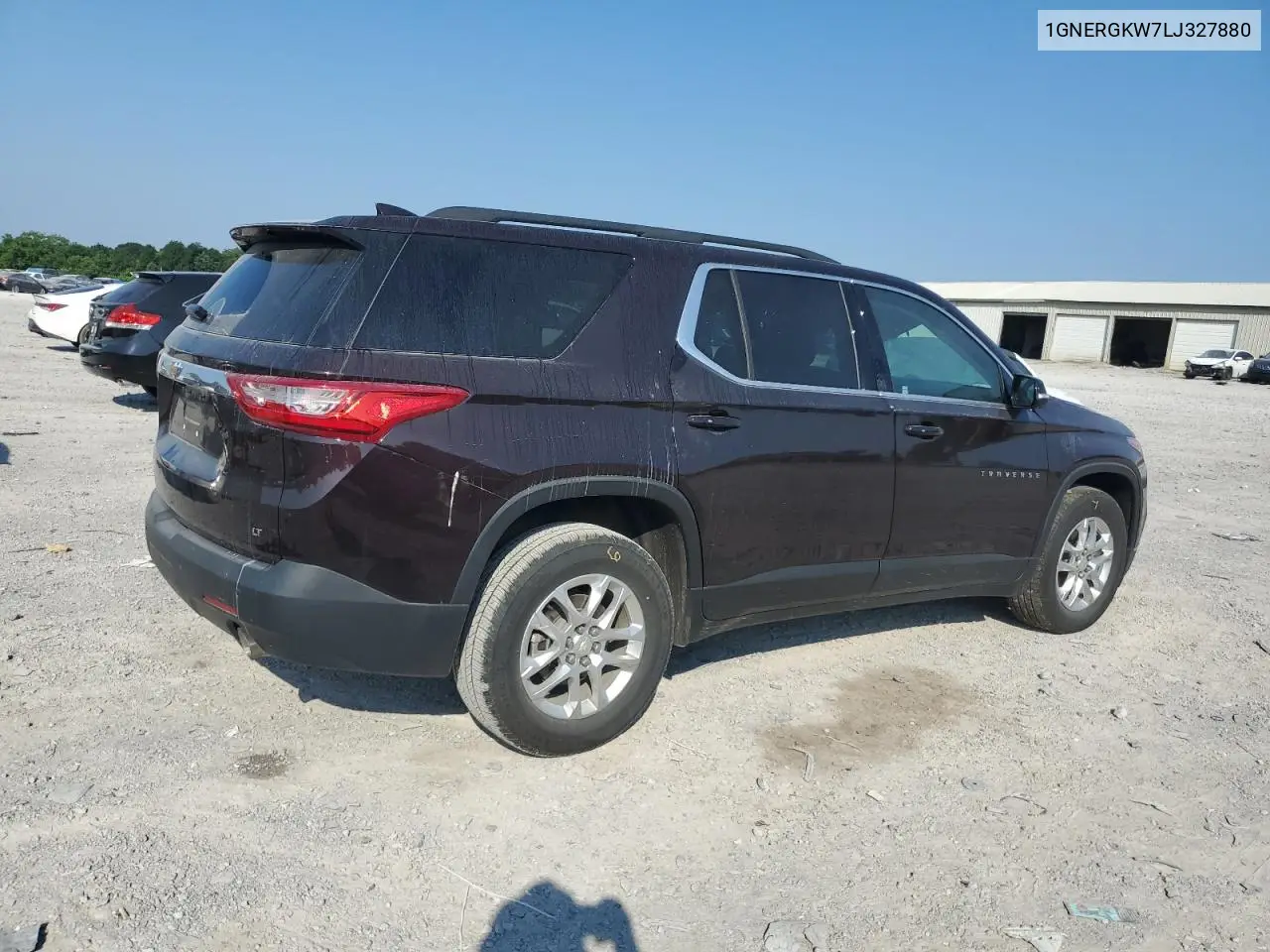 2020 Chevrolet Traverse Lt VIN: 1GNERGKW7LJ327880 Lot: 61910725