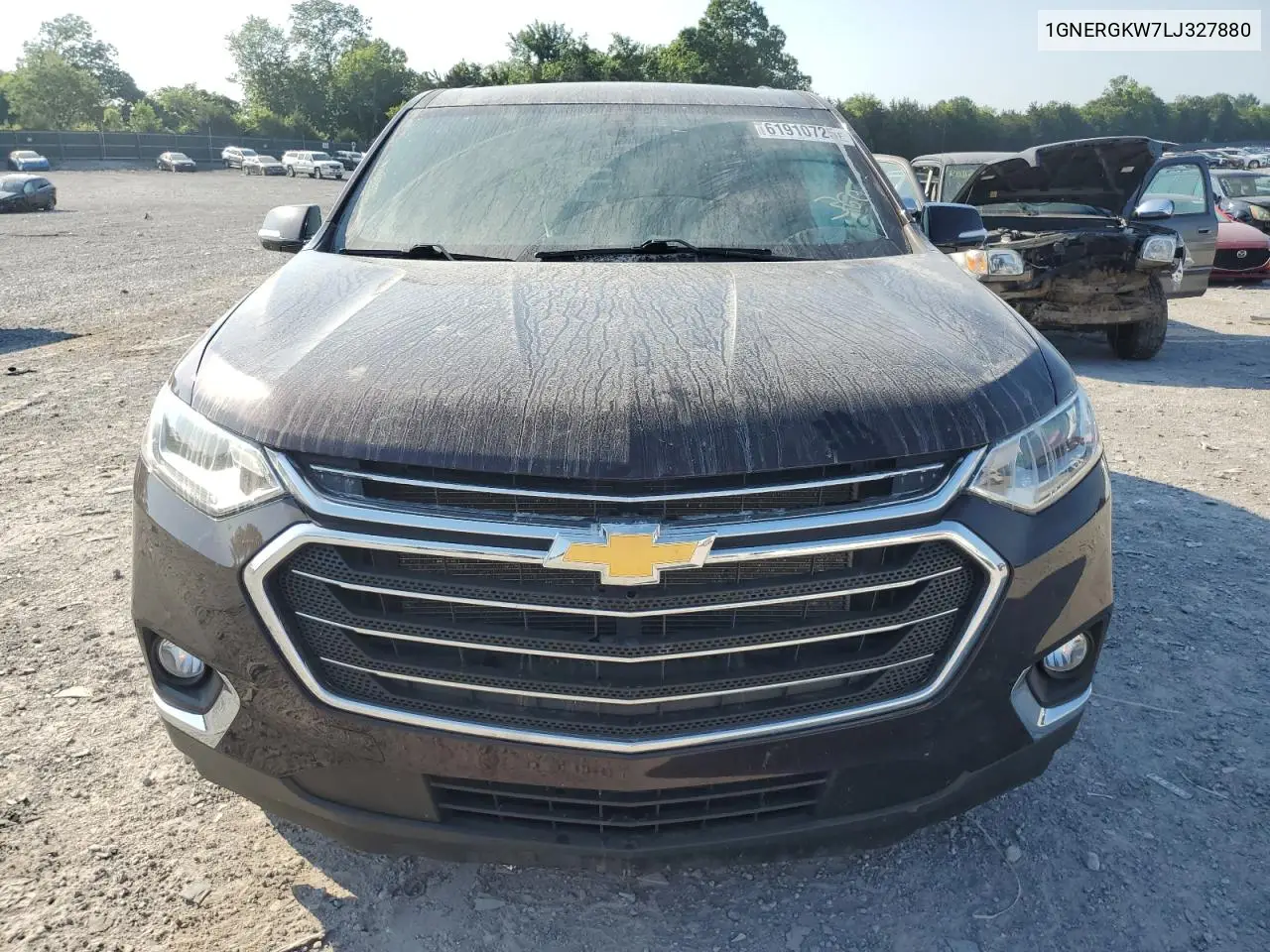 2020 Chevrolet Traverse Lt VIN: 1GNERGKW7LJ327880 Lot: 61910725