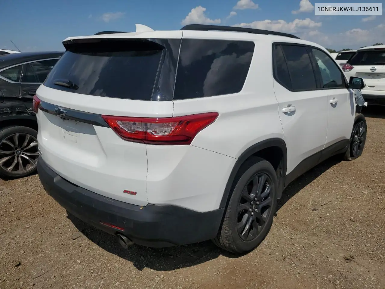 2020 Chevrolet Traverse Rs VIN: 1GNERJKW4LJ136611 Lot: 62705905