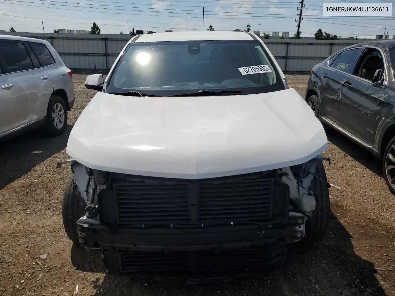 2020 Chevrolet Traverse Rs VIN: 1GNERJKW4LJ136611 Lot: 62705905