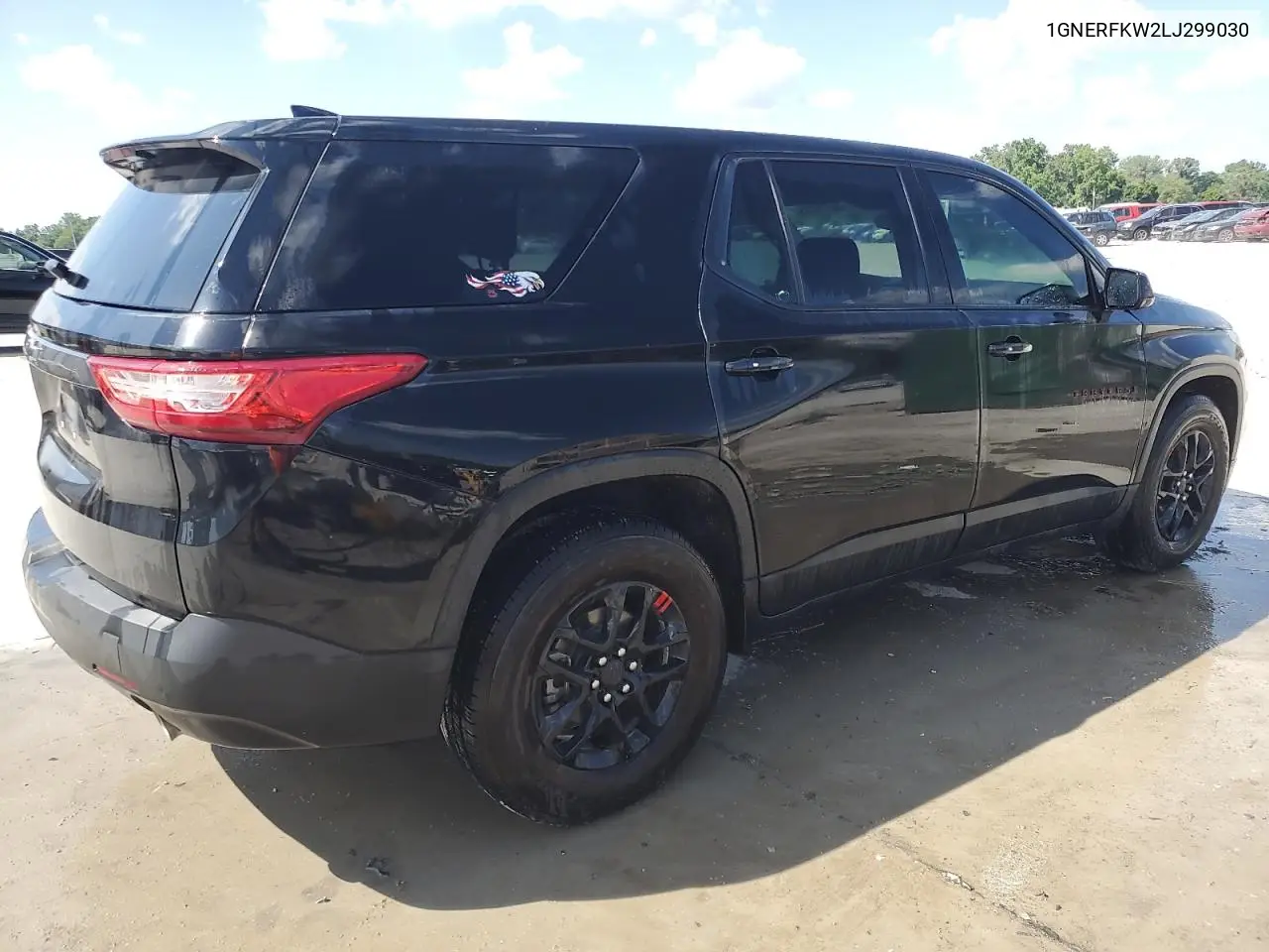 2020 Chevrolet Traverse Ls VIN: 1GNERFKW2LJ299030 Lot: 62719135