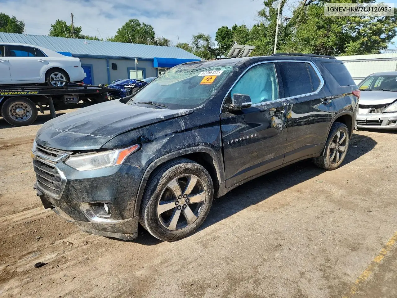 2020 Chevrolet Traverse Lt VIN: 1GNEVHKW7LJ126935 Lot: 62766155