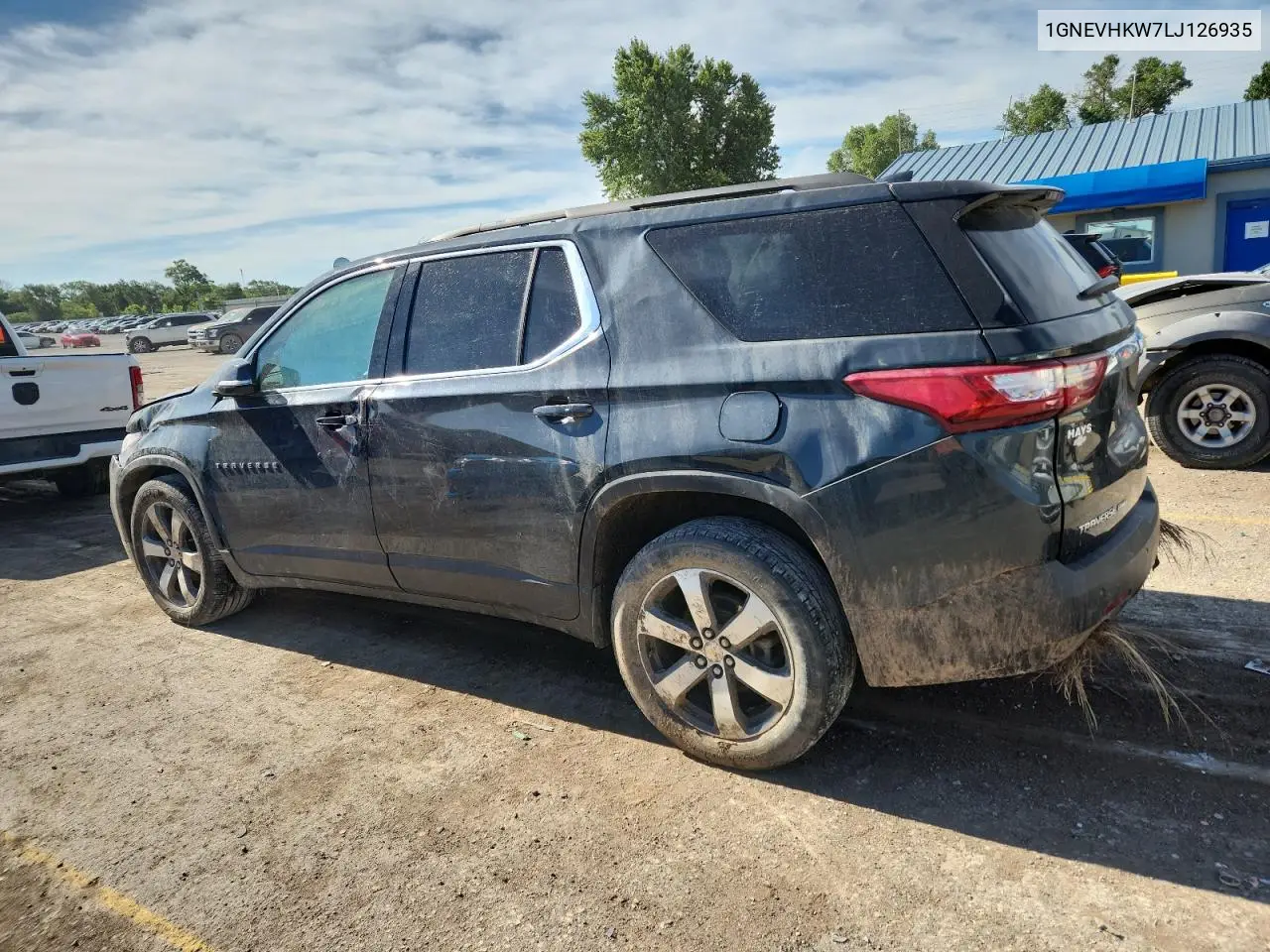 2020 Chevrolet Traverse Lt VIN: 1GNEVHKW7LJ126935 Lot: 62766155