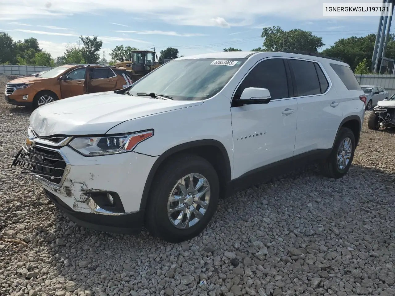 2020 Chevrolet Traverse Lt VIN: 1GNERGKW5LJ197131 Lot: 62853465