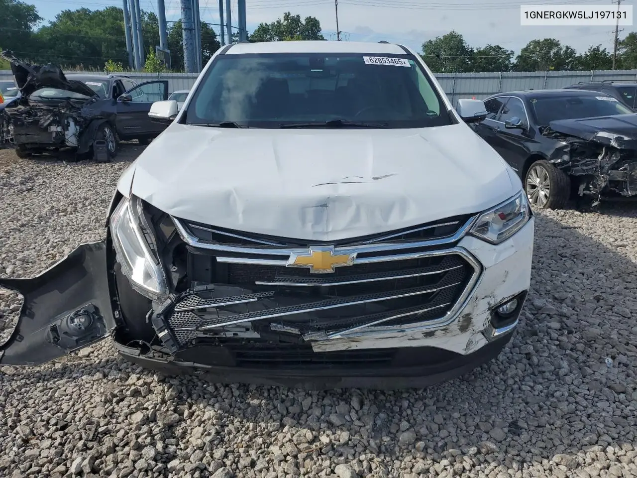 2020 Chevrolet Traverse Lt VIN: 1GNERGKW5LJ197131 Lot: 62853465