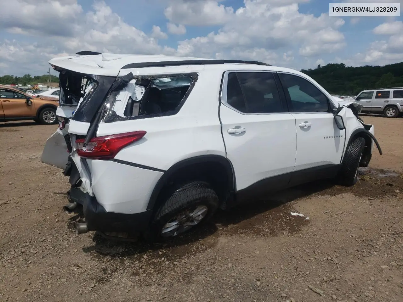 1gnergkw4lj328209 1GNERGKW4LJ328209 2020 Chevrolet Traverse Lt