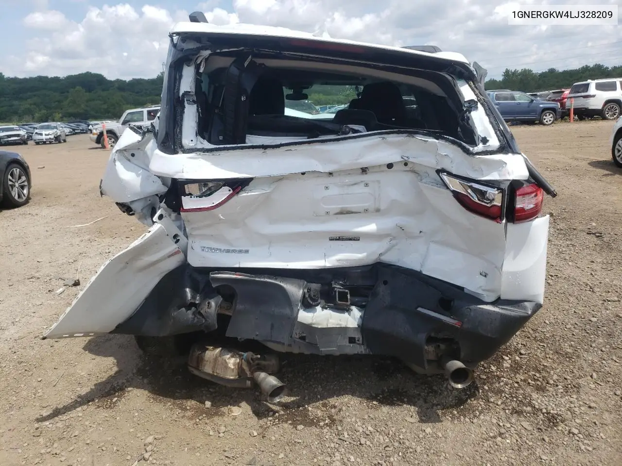 1gnergkw4lj328209 1GNERGKW4LJ328209 2020 Chevrolet Traverse Lt