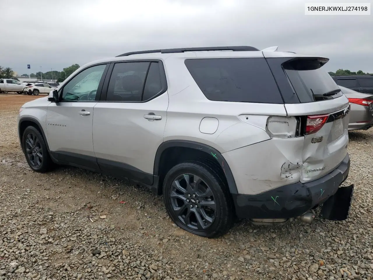 2020 Chevrolet Traverse Rs VIN: 1GNERJKWXLJ274198 Lot: 62921845
