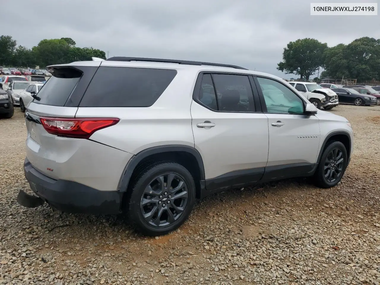 2020 Chevrolet Traverse Rs VIN: 1GNERJKWXLJ274198 Lot: 62921845