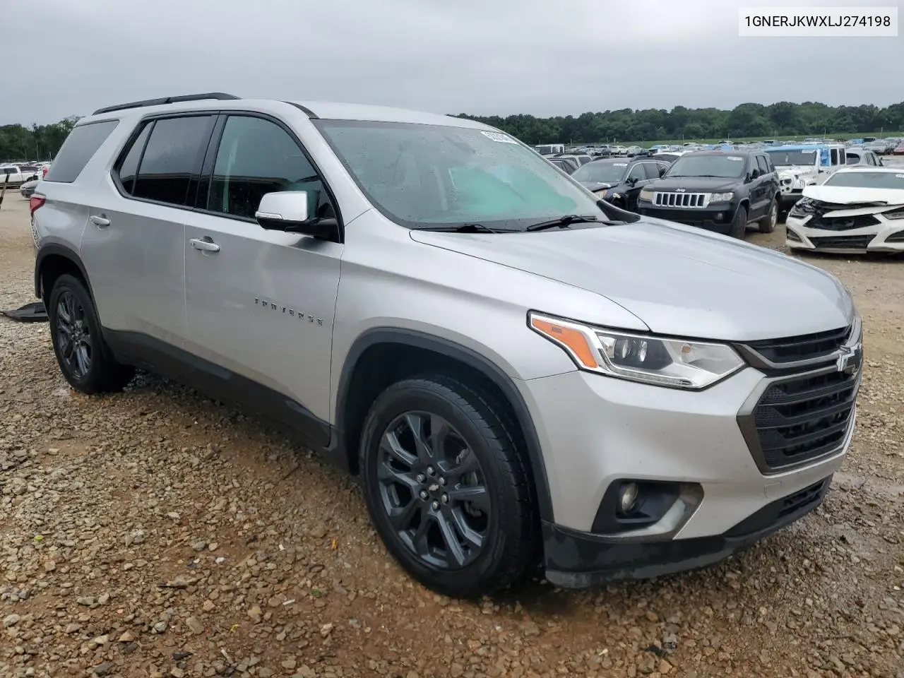 2020 Chevrolet Traverse Rs VIN: 1GNERJKWXLJ274198 Lot: 62921845