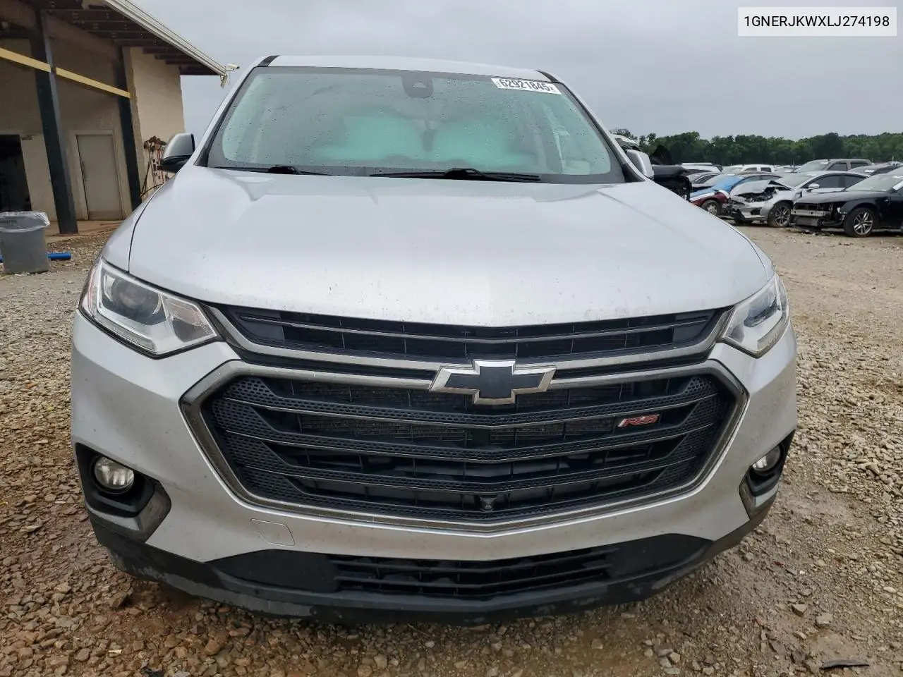2020 Chevrolet Traverse Rs VIN: 1GNERJKWXLJ274198 Lot: 62921845